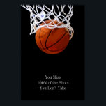 Cita motivadora de arte pop Poster de baloncesto<br><div class="desc">Me Encanta Este Juego. Popular Deportes - Imagen de la pelota de baloncesto.</div>
