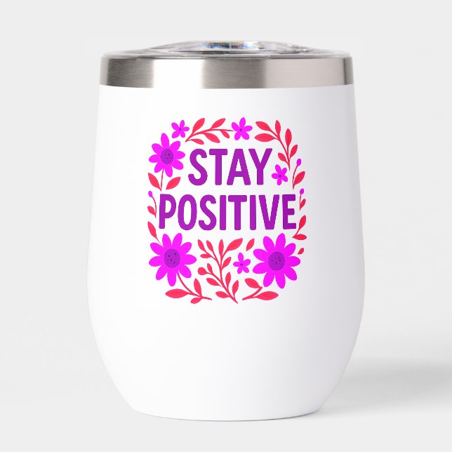 Cita Motivadora Floral Positiva (Frente)