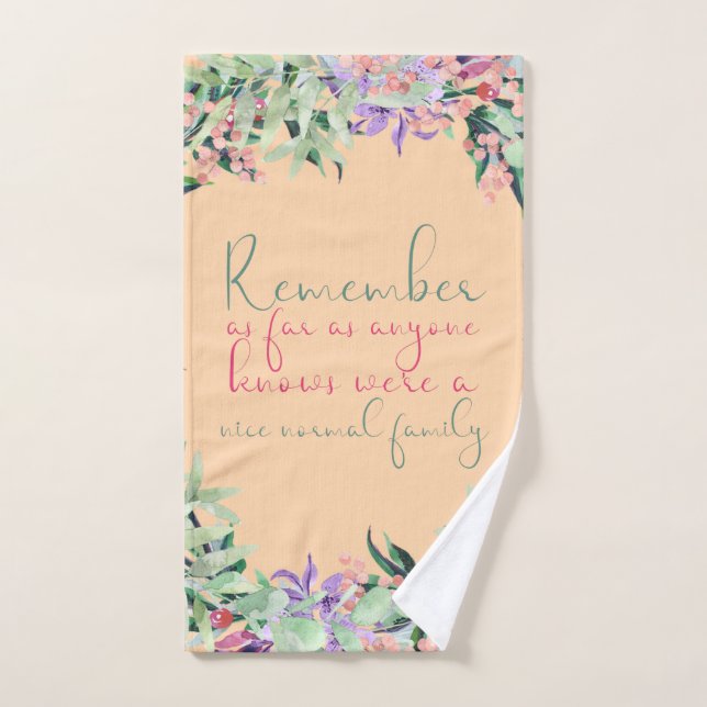 Cita normal divertida (Toalla de mano)