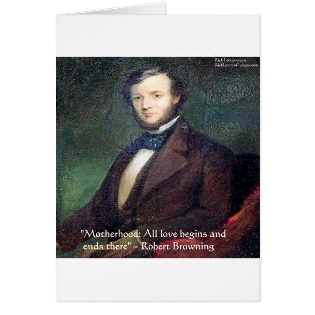 Cita para la maternidad de Robert Browning (Frente)