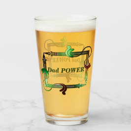 Cita personalizada Vidrio de cerveza para papá