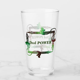 Cita personalizada Vidrio de cerveza para papá
