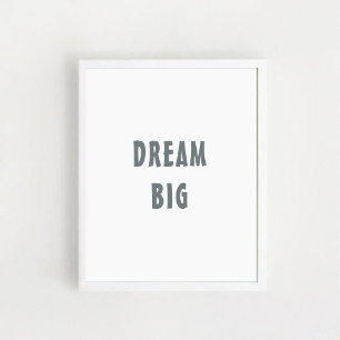 Cita positiva "Dream Big", arte mural.