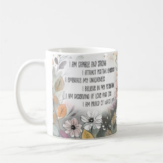 Cita positiva Inspirador Mug, Copa Boho