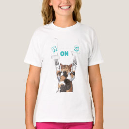 Cita Positiva Moderna Colgada En Camiseta