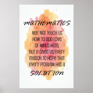 Cita - Posters de matemáticas