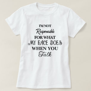 Cita responsable, Smartass, graciosa camiseta sarc