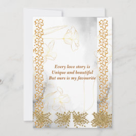 Cita romántica de amor Floral de oro para Valentin
