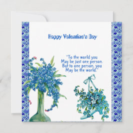 Cita romántica de amor Personalizado Floral Vase