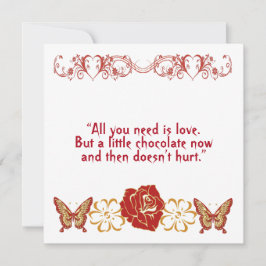 Cita romántica graciosa de amor Personalizado flor