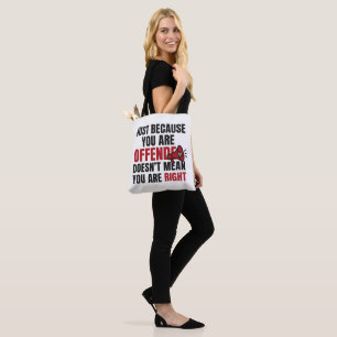 Cita sarcástica Bolsa de Tote
