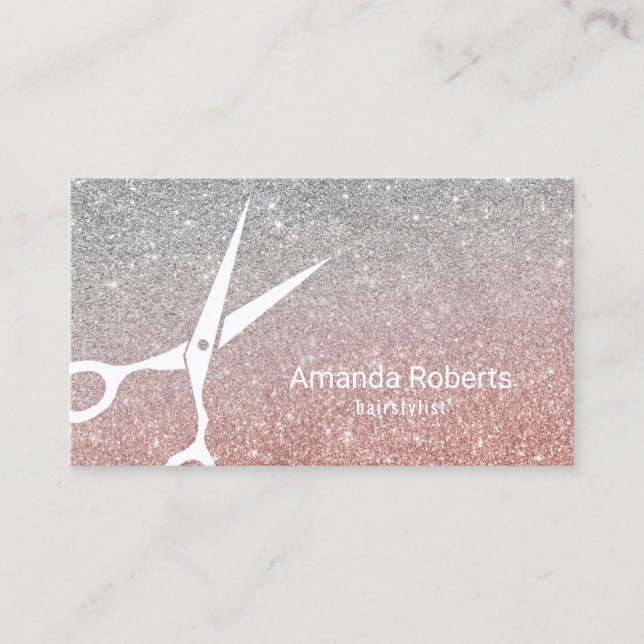 Cita subió del purpurina del oro y de la plata del (Anverso)