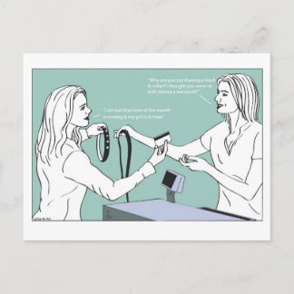 Cita una postal de un hombre lobo