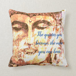 Cita Zen Cojín decorativo de arte Buda