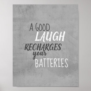 citar la tipografía de arte mural una buena risa