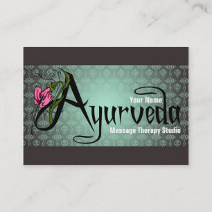 Citas Ayurveda - Tarjeta de negocios / horario