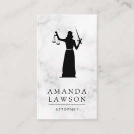 Citas Dama | Justicia | Tarjeta de nombramiento del abog