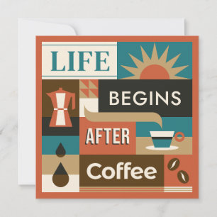 Citas de café coloreadas de texto personalizado