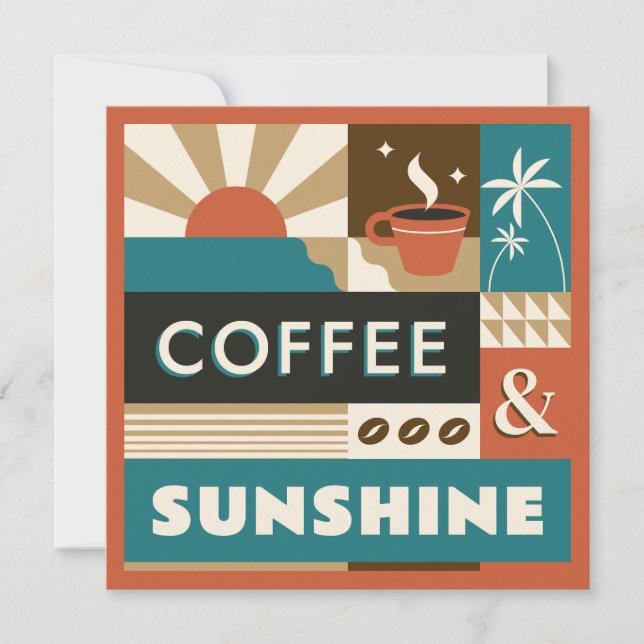 Citas de café coloreadas de texto personalizado (Anverso)