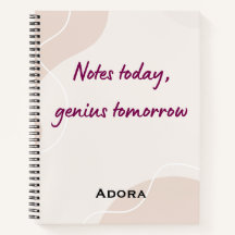 Citas de Cuaderno – “Notas Hoy, Genialidad Mañana”