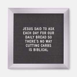 Citas de dieta divertidas - Imán de tablero de car