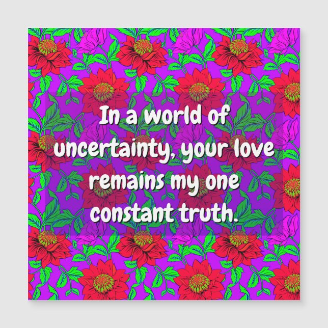 Citas de hermana (Eres amada) Flores, tarjeta de a (Anverso)