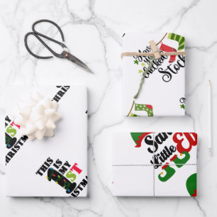 Citas de navidades para niños envolviendo hojas de