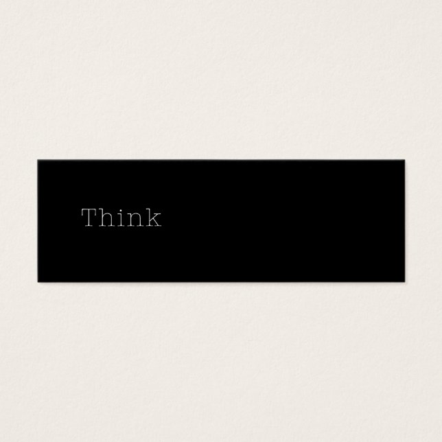 Citas de pensamiento Inspirador Black (Frente)