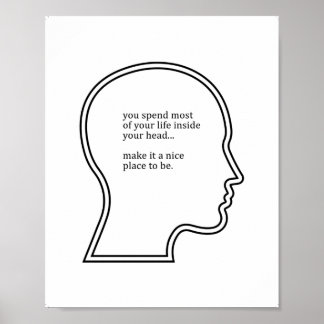 Citas de salud mental, decoración de pared de ofic