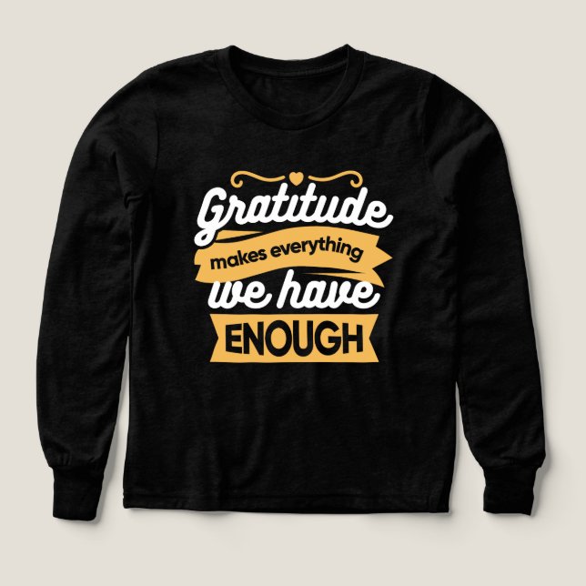 Citas de tipografía de gratitud inspiradora (Diseño frontal)