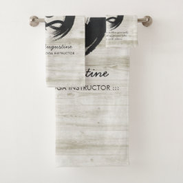 Citas del símbolo Zen Pose del instructor de yoga 