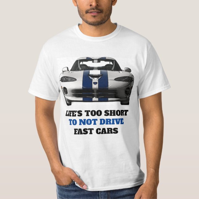 Citas divertidas de autos - Para manejar camisetas (Anverso)