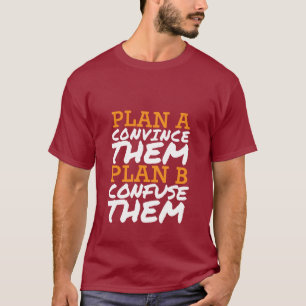 Citas divertidas de camisetas convencen o confunde