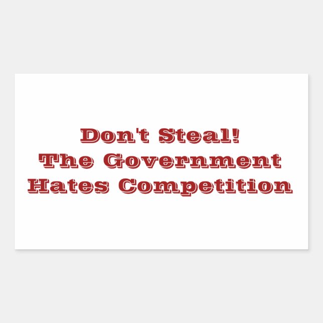 Citas divertidas para Pegatinas Rectangle (Anverso)