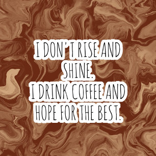 Citas divertidas Pegatinas para tazas de café