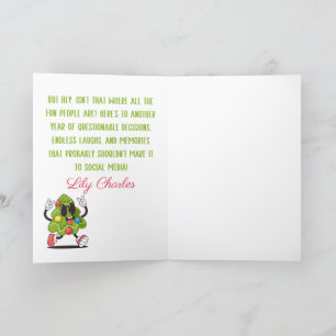 Citas Divertidas Personalizadas de Feliz Navidad P