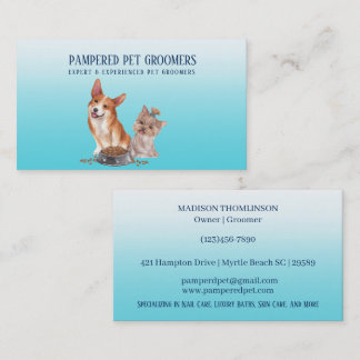 Citas Dog Grooming Dog Spa tarjeta de presentación