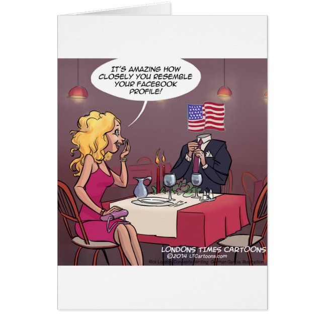 Citas graciosas en los medios sociales (Frente)