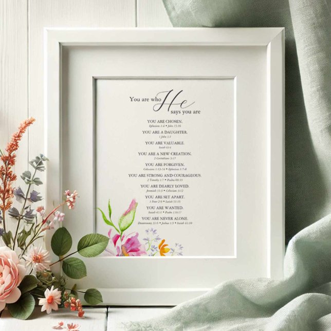 Citas Inspiradoras cristianas para mujeres (Faith based gifts for her bible verses and watercolor flowers by Victoria Grigaliunas DoTellABelle )