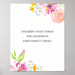 Citas Inspiradoras florales para Posters