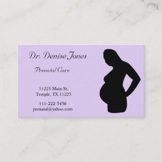 Citas Lavendar y tarjeta de visita del médico del negro