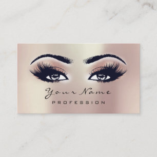 Citas Makeup Eyebrow Ojos Lanza Perla de la tarjeta de c