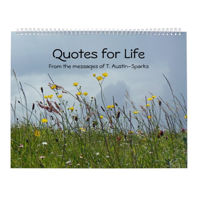 Citas para la opción A del calendario de la vida (Tapa)