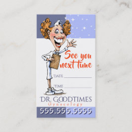 Citas Personalizable médico de la tarjeta del