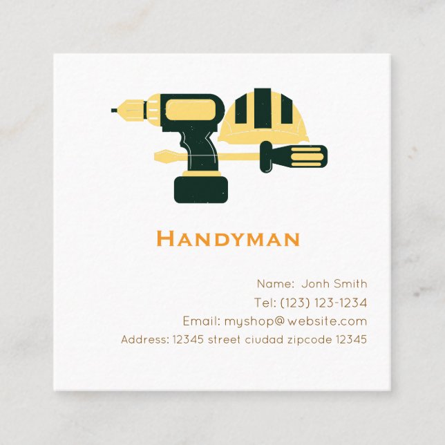 Citas servicios de hombre para todo tarjeta de presentac (Anverso)
