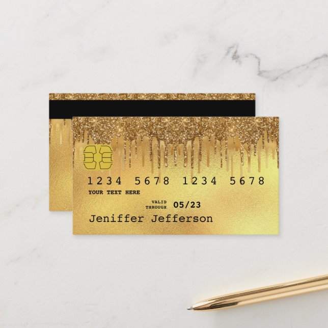 Citas Tarjeta de crédito con estilo (Anverso/Reverso In Situ)