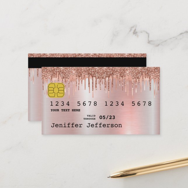 Citas Tarjeta de crédito con estilo (Anverso/Reverso In Situ)
