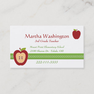 Citas Tarjeta de la visita del medio profesor de Apple