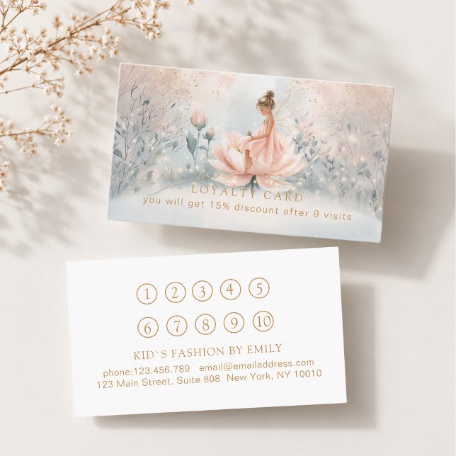 Citas Tarjeta de Lealtad Hada Caprichosa 10 (Whimsical Fairy 10 Loyalty Card)
