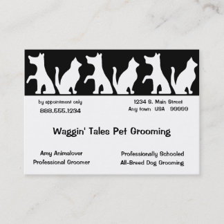 Citas Tarjeta De mascota Grooming Business Y Nombramient